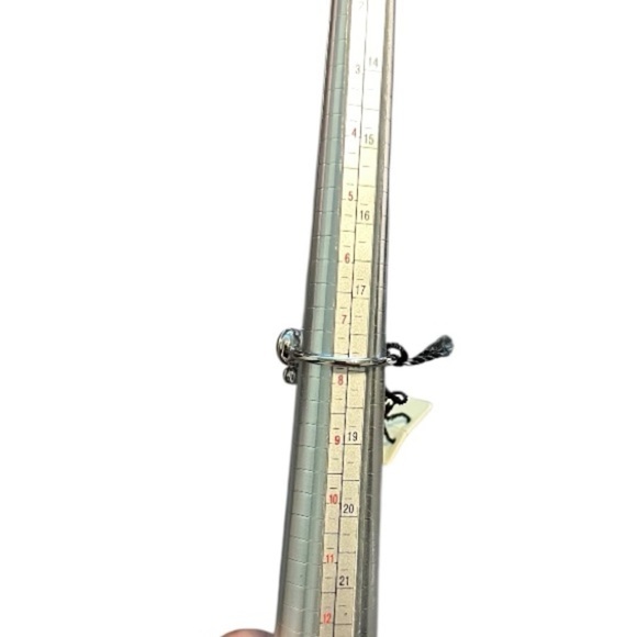 Calvin Klein NWT Rotatable SilverRing with Dustbag Size 8 - Picture 8 of 8